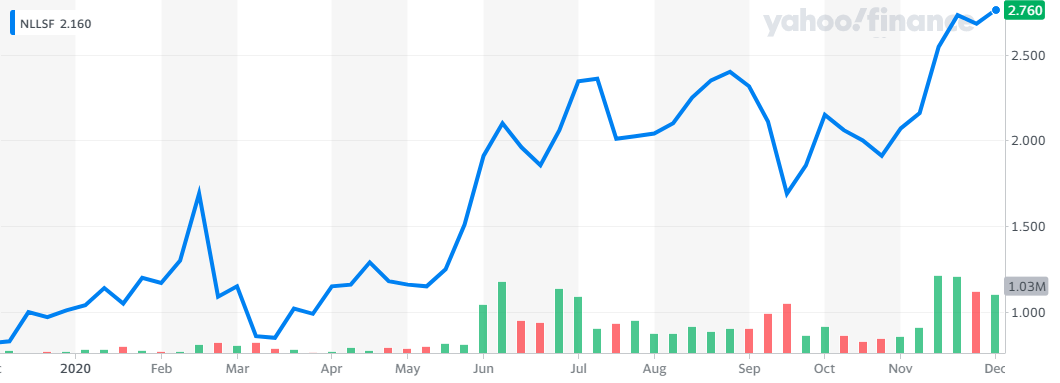 nel asa stock price target