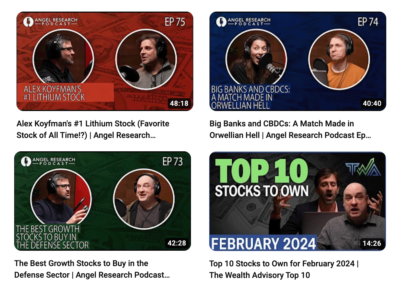 Youtube thumbnails 02272024