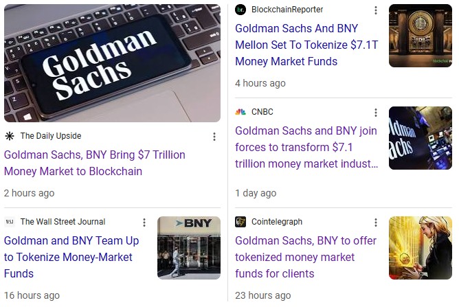 tokenization gs bny natgold funds