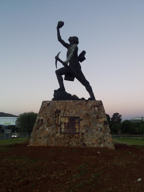 miners statue