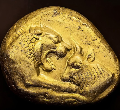 croseus lion coin