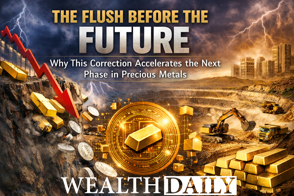The Flush Before the Future: Why This Correction Accelerates the Next Phase in Precious Metals