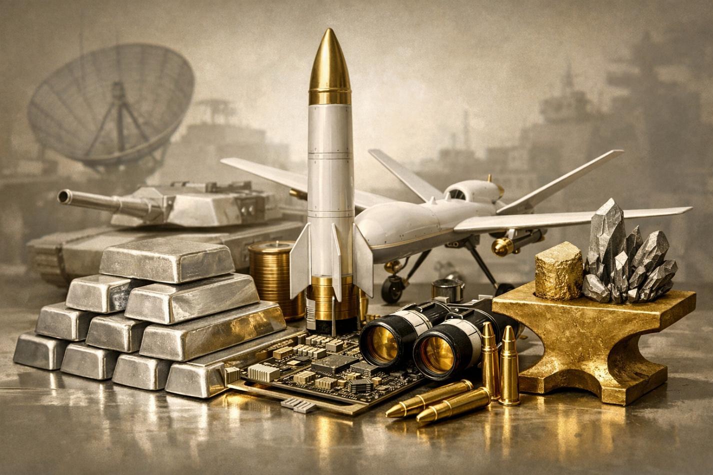 The Metals Behind the Arsenal — And Why Silver’s Part of It