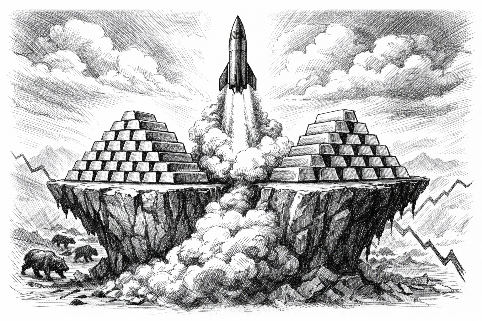 The $4,700 Line in the Sand… and Silver’s $70 Launchpad