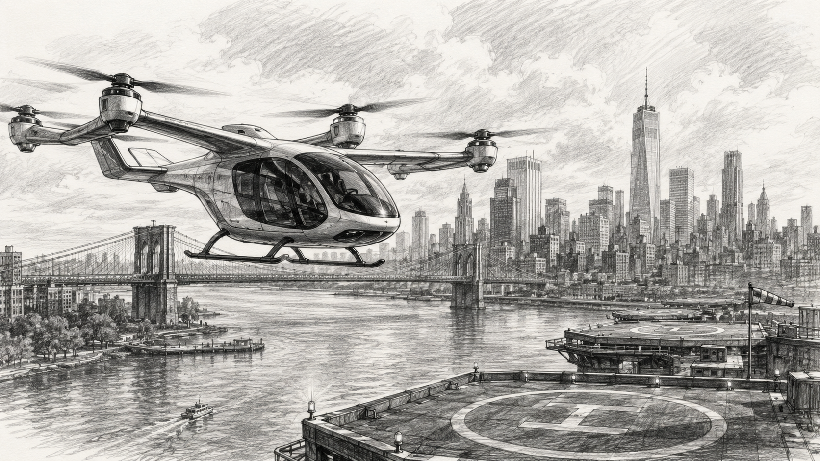 Air Taxis Just Flew Over Manhattan — and Wall Street Missed It