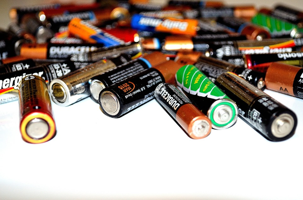 pile of batteries