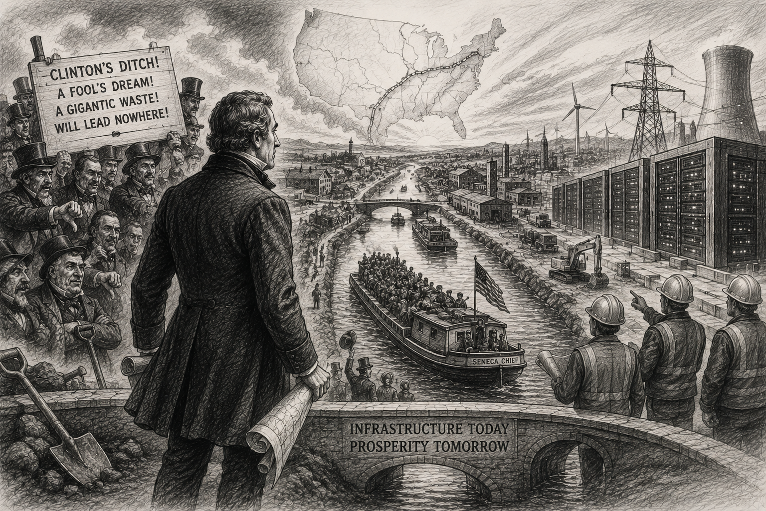 The Erie Canal: The Critics Saw a Ditch... America Built an Economic Artery